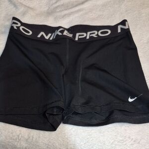 Nike Black & White Pro Compression Shorts Sz. L